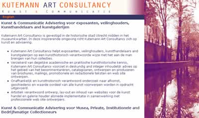 Homepage Kutemann Art Consultancy
